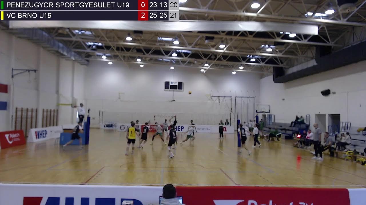 12.2.2026. MEVZA JUNIOR CLUB CHAMP., POOL A (M), Pénzügyőr Sportegyesület (HUN) – VC Brno(CZE)