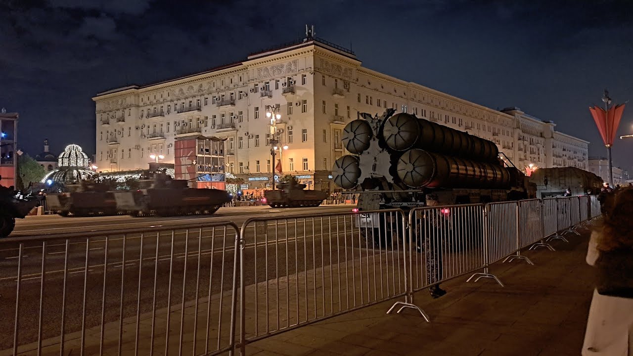 Репетиция в Москве шествия Парада Победы 80 лет. 04.05.2025г.