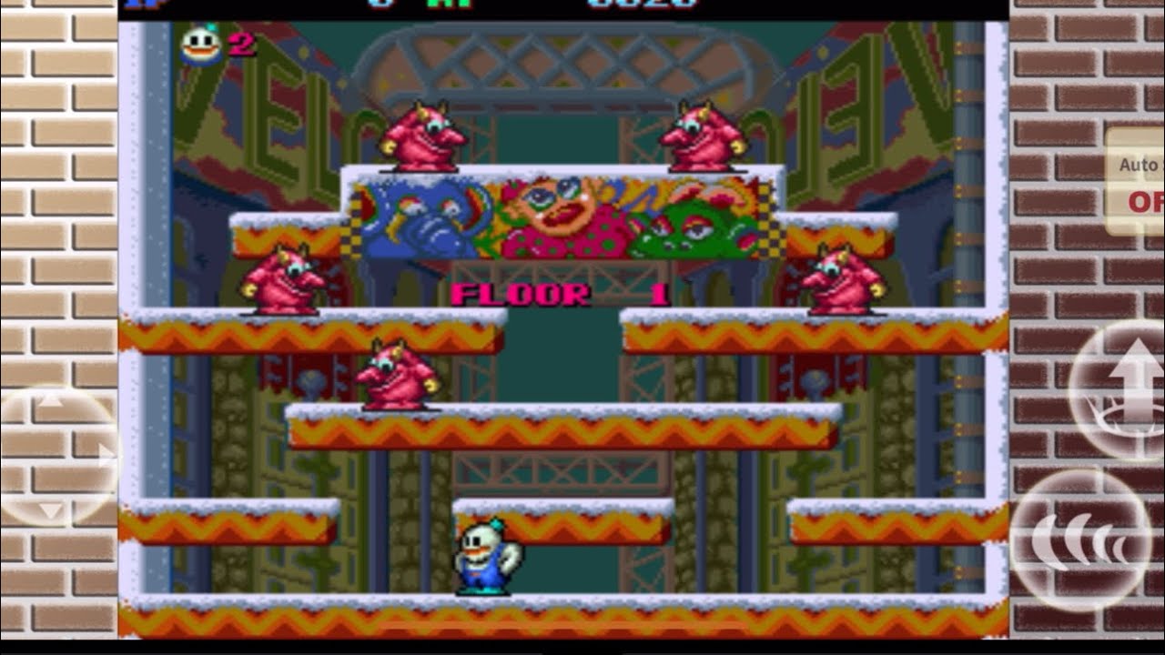 Snow Brothers Classic-Gameplay  #retrogaming 