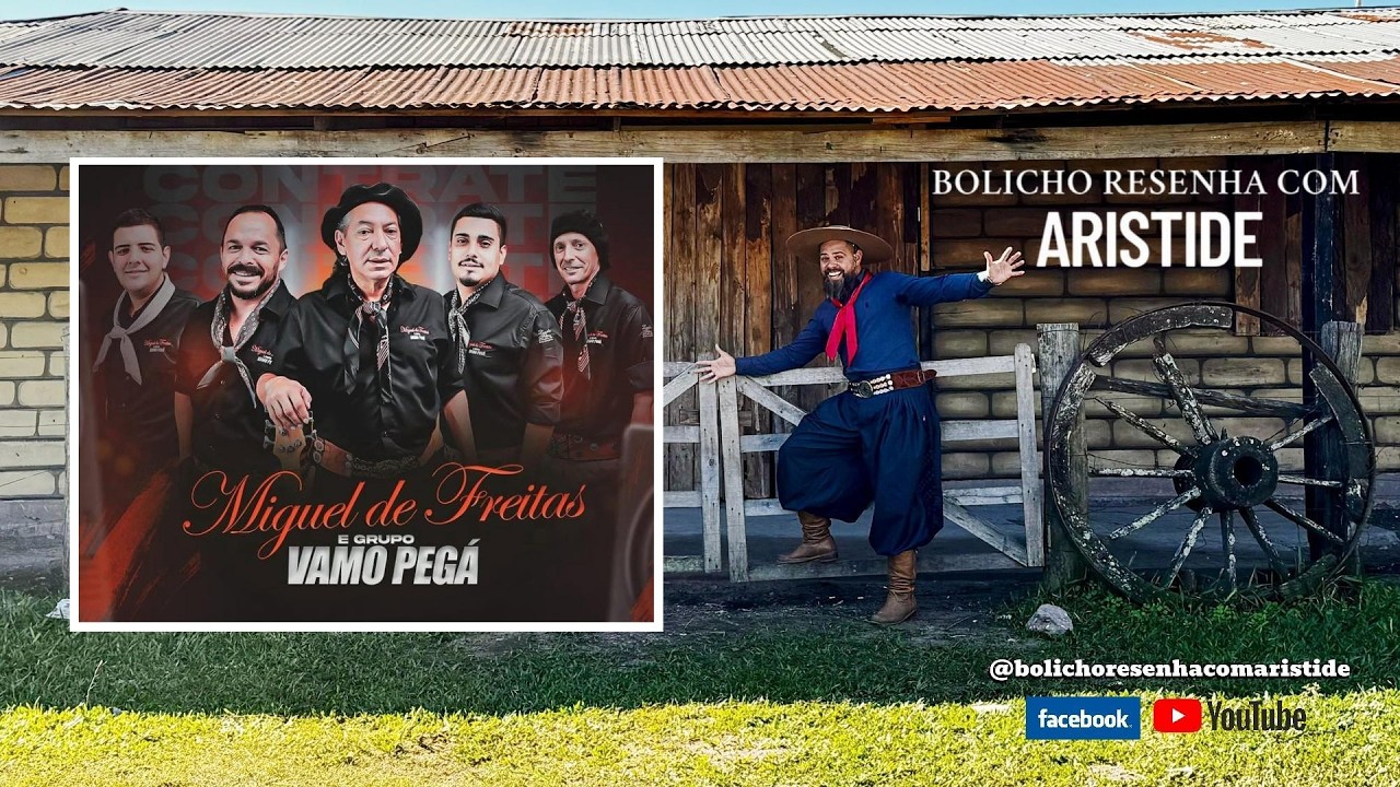 Bolicho Resenha com Aristide | Miguel de Freitas & Grupo Vamo Pegá | Contato: (55)98424-8212
