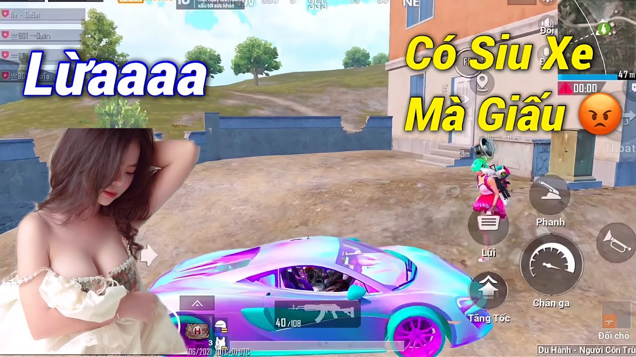 PUBG Mobile | Trà Trộn: Gái Xinh Vỡ Oà Khi Lần Đầu Thấy Ân Biến Siêu Xe McLaren √