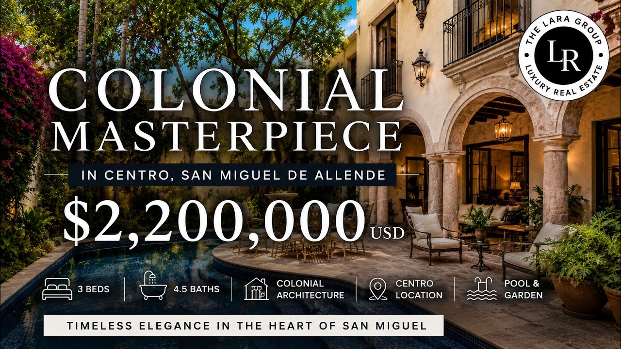 ✨ Colonial Masterpiece in Centro, San Miguel de Allende | $2,500,000 USD