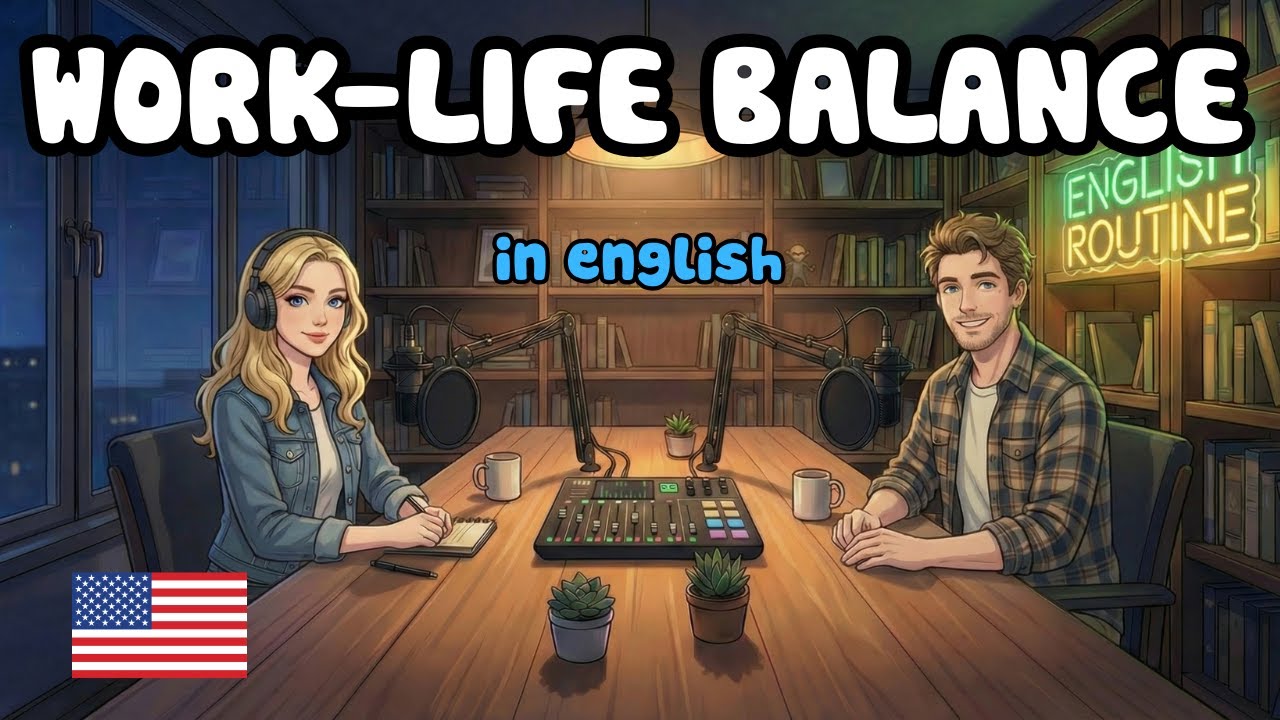 Talking About Work-life balance in English | English Conversation Practice
