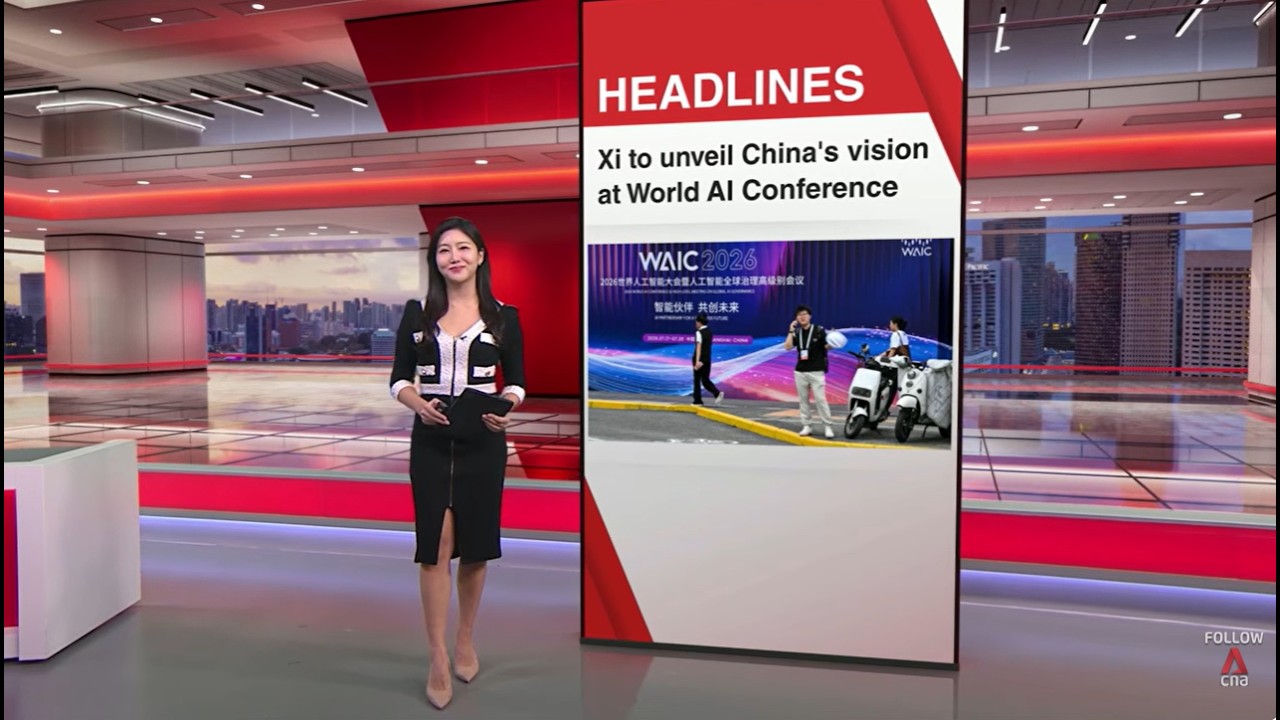 China set to unveil vision for role in global AI governance | East Asia Tonight 16 July 2026