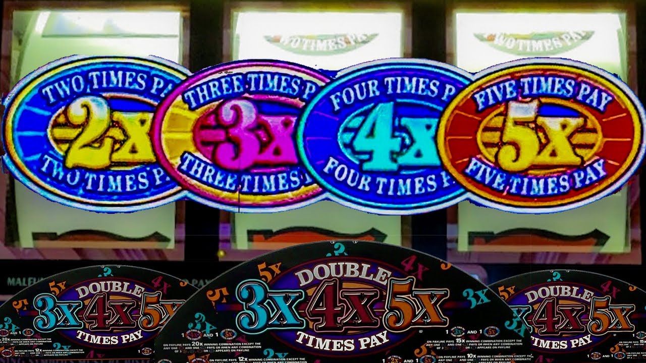 Vintage Double Three Four Five Times Pay Casino Slot