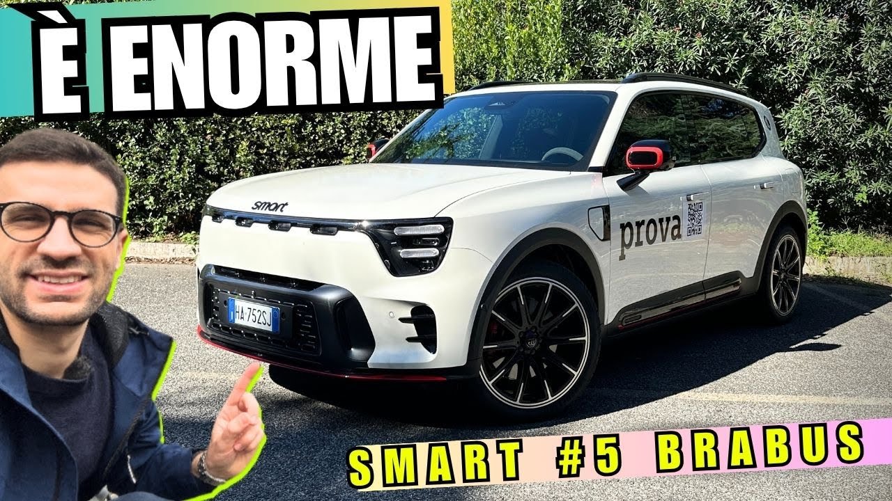 Provo su strada la Smart più GRANDE e POTENTE di sempre! Smart #5 Brabus