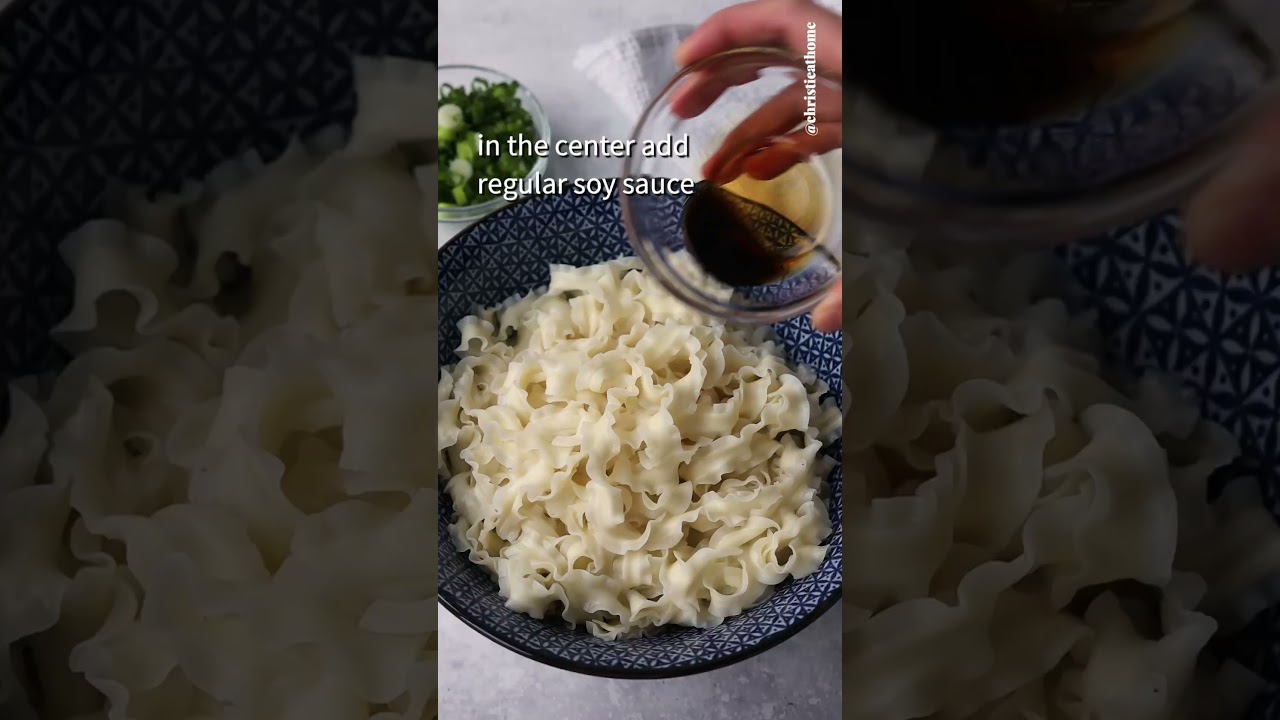 Easy 10-min. Garlic Chili Oil Noodles  #easyrecipe