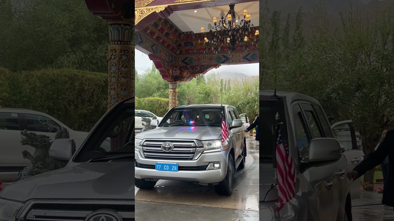20 August 2026: US Ambassador to India Sergio Gor arrived in Leh and headed straight to Sangam