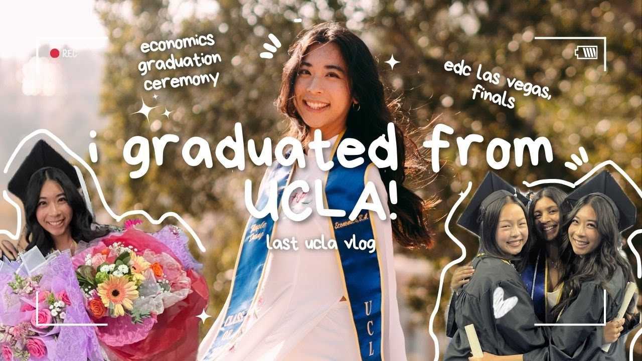 i graduated from UCLA ౨ৎ˚ last weeks as a ucla student VLOG | edc las vegas, studying, grad ceremony