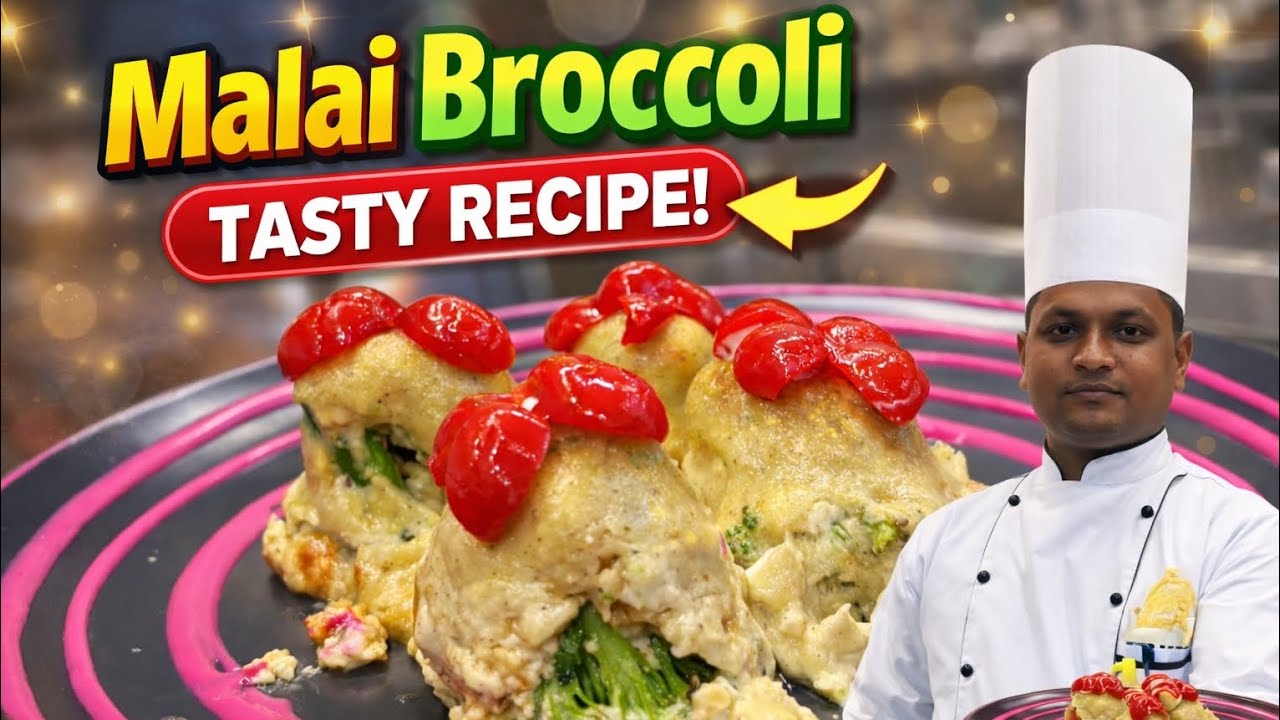 Restaurant Style Malai Broccoli Recipe 😍 || Chef Barun|