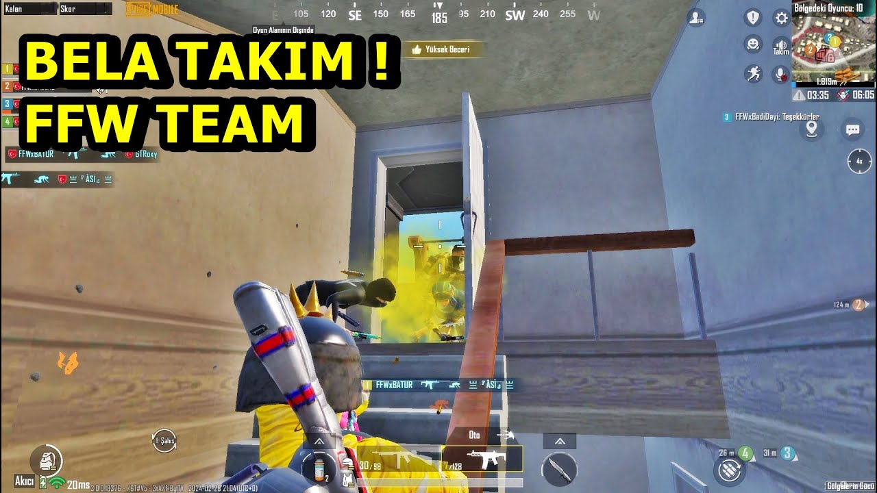 HARİTAYA BELA OLDUK RESMEN ! FFW TEAM PUBG MOBİLE