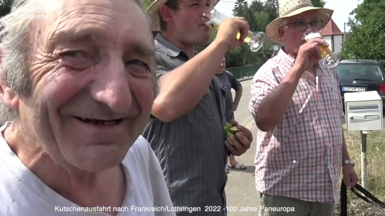 Paneuropäische Friedensfahrt mit Kutschen über die Grenze nach Frankreich 1989-2022