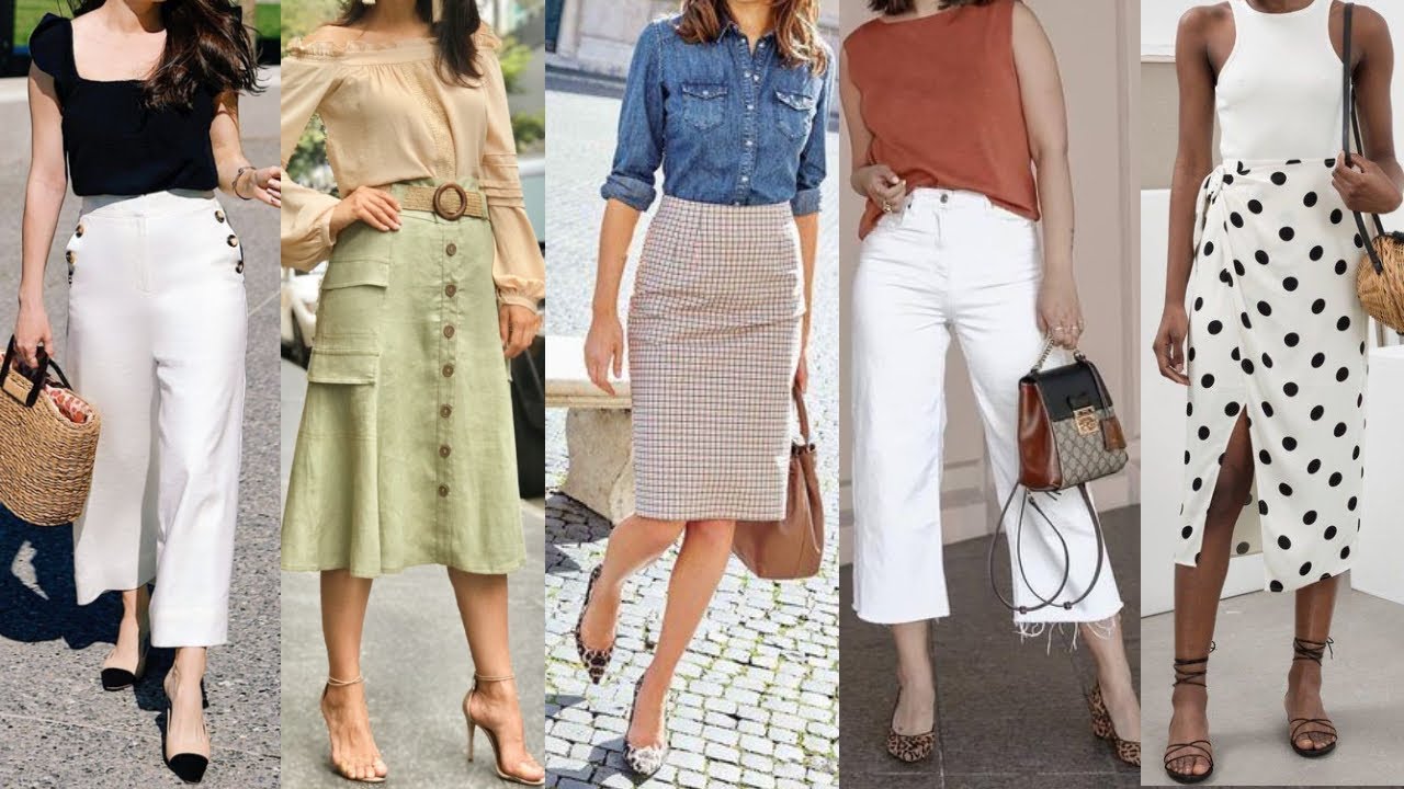 ESTILO ELEGANTE Y  FEMENINO  en estas COMBINACIONES de ROPAS DE MODA para MUJER 2024