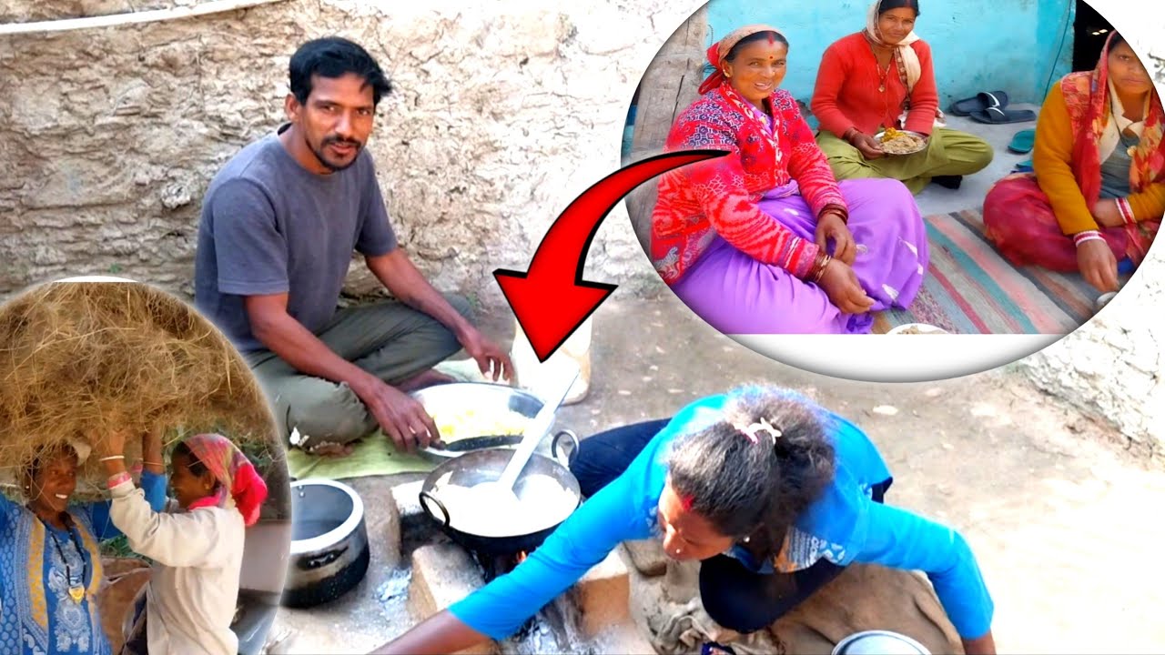 Mehmanon Ke Liye  Full Tayari 😍😋 | Pahadi Marathi Cople 