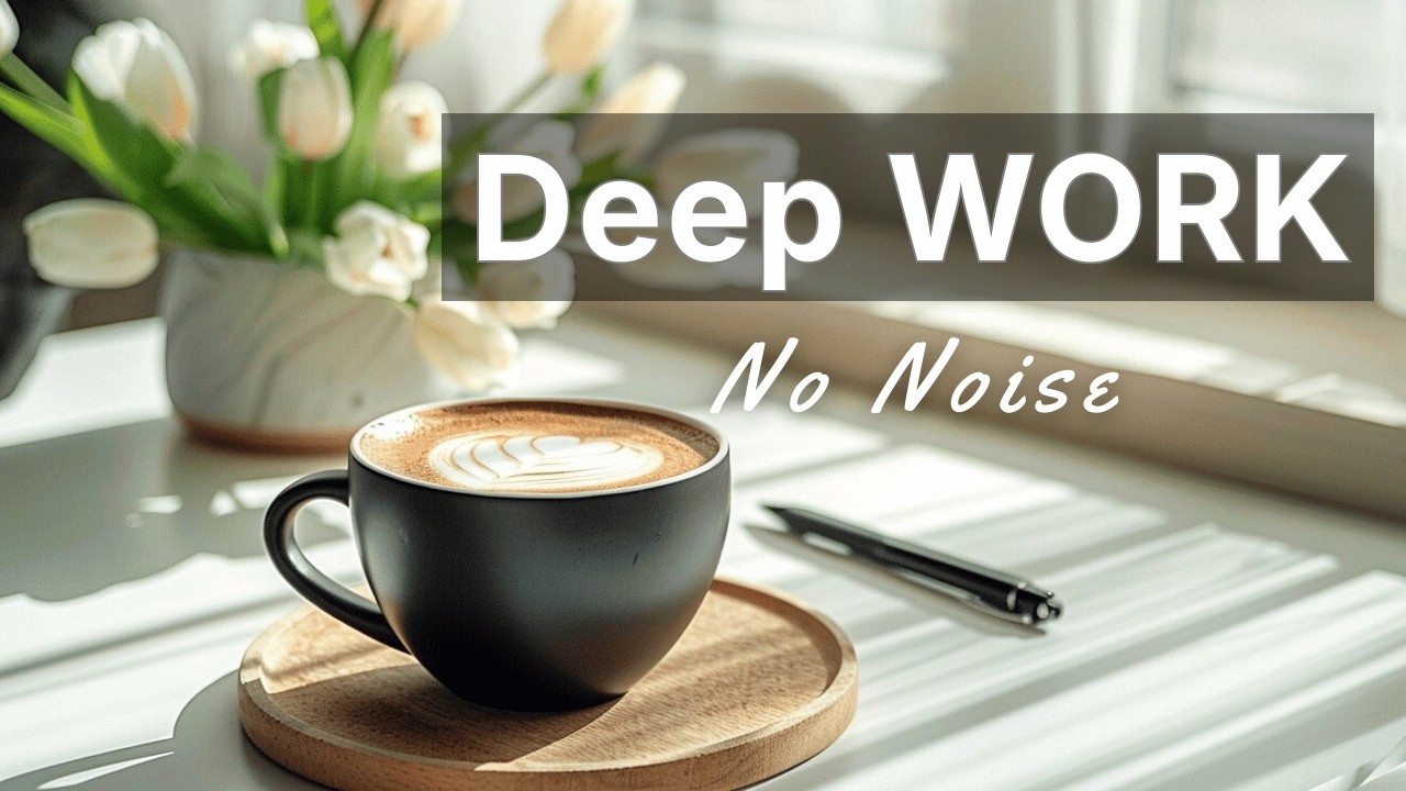 Deep Focus Clean Lo-fi (No Noise) — Calm Background Music for Work & Study
