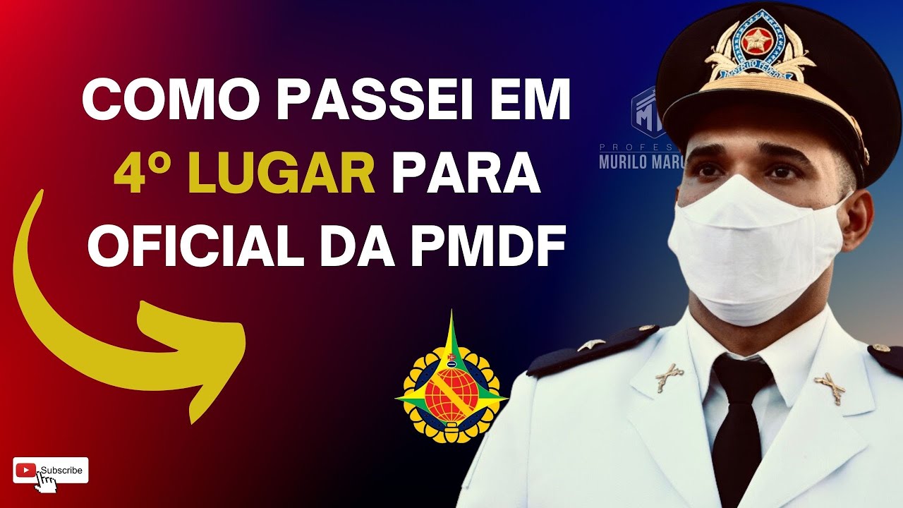 Como passei em 4º lugar para a PMDF
