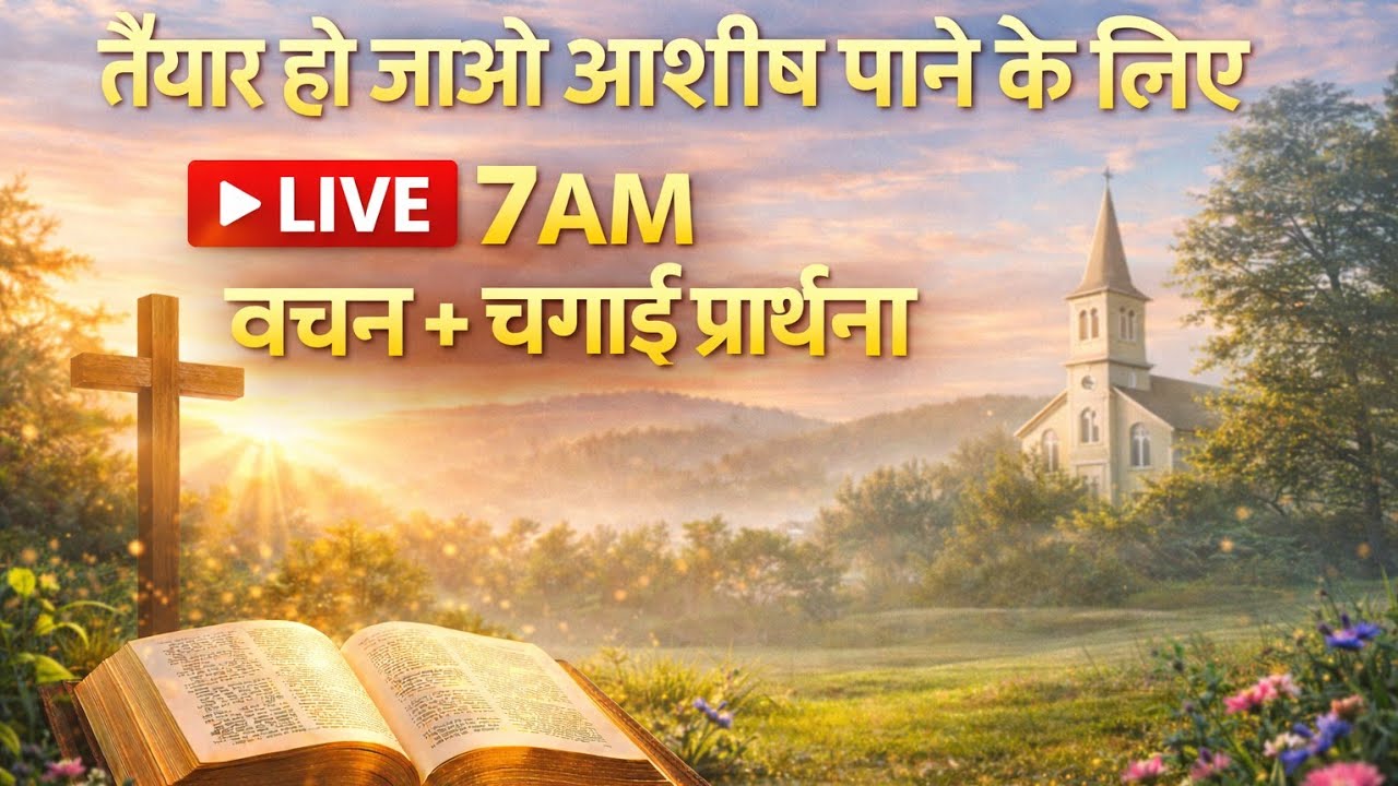 🔴 LIVE — प्रभु आज तुम्हें चंगा करेगा | वचन + चंगाई प्रार्थना | Pastor Raju