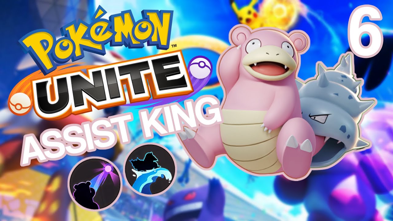 Pokemon Unite - Slowbro the Assist King! Gameplay EP 6 (Nintendo Switch) - Shiroki TV
