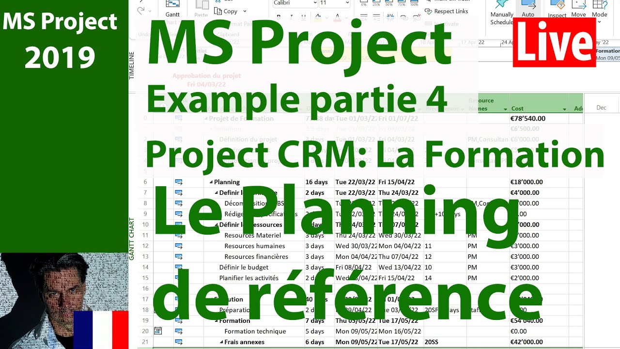 MS Project 2019 ● Обучение на примерах ● Обучение Project CRM ● Справочный план