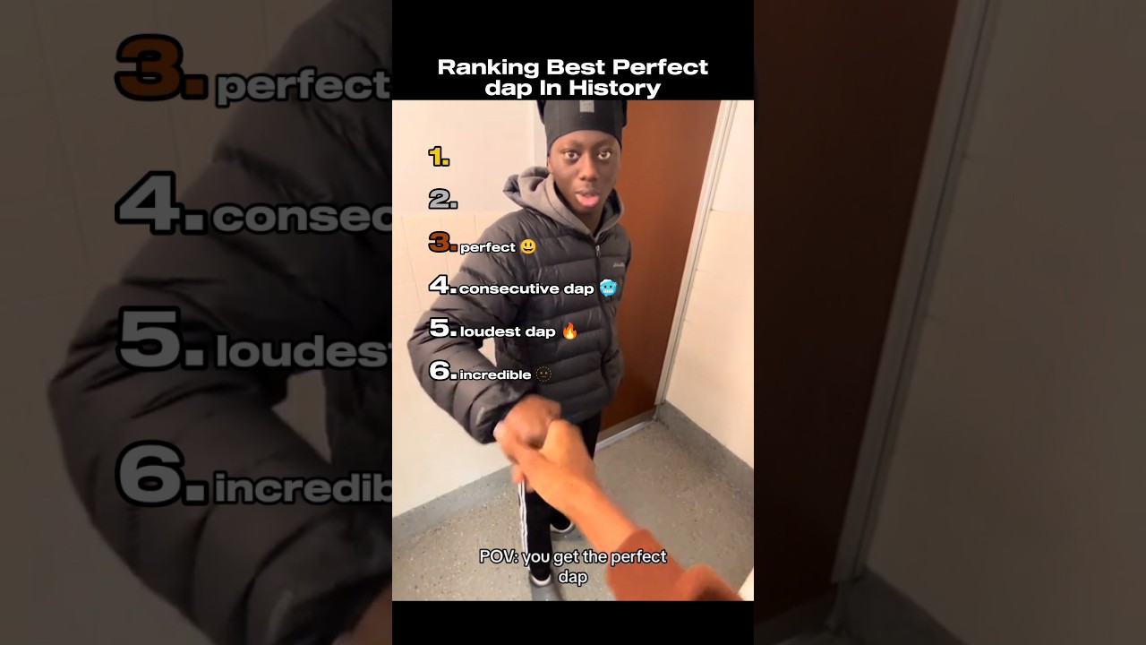 Perfect dap 👋🏻 pt2 #dap #perfectdap #ranking #tiktok