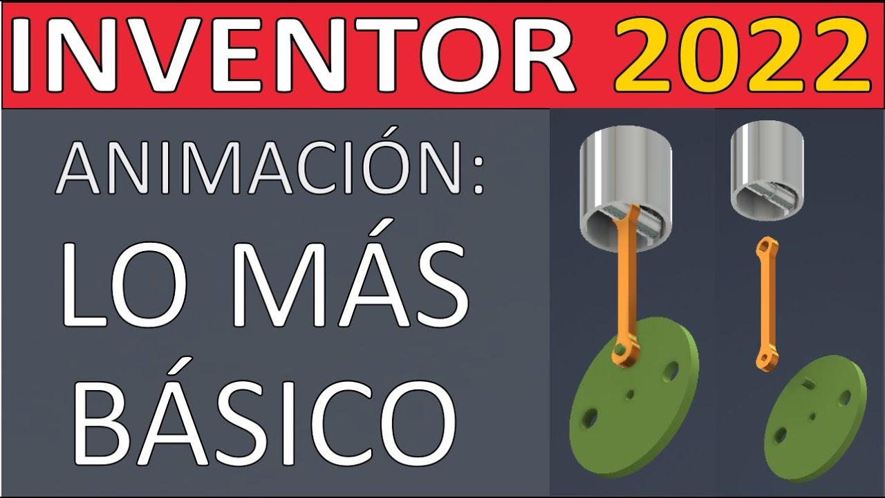 Tutorial Inventor 2022: Animación con explosionado | Lo más básico | Simulación Dinámica & Studio