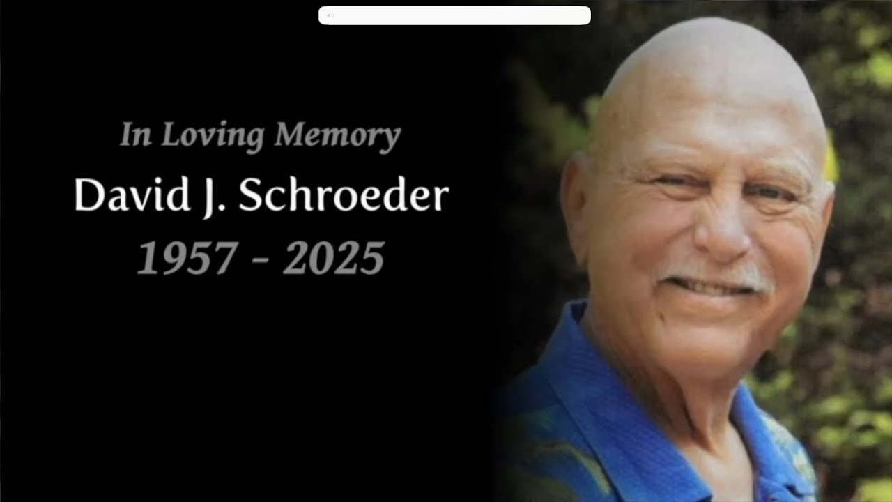 David Schroeder Funeral Service - September 15, 2025