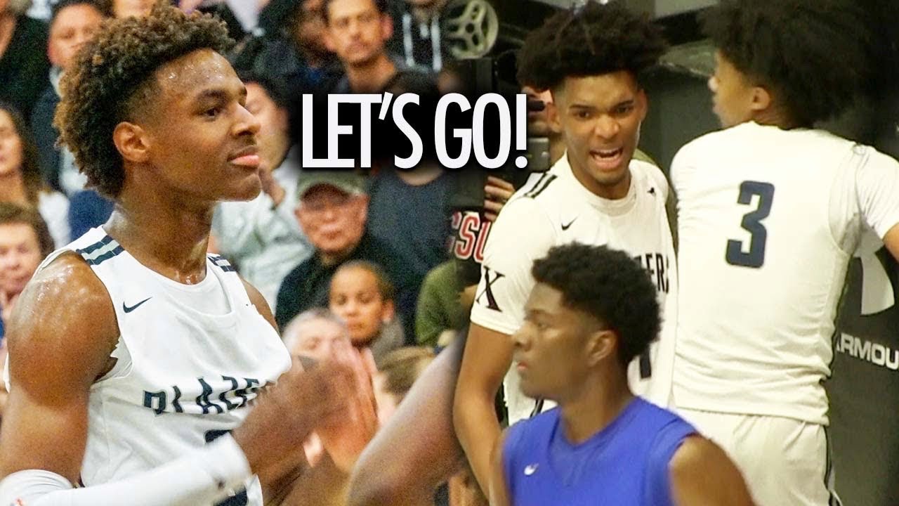 Bronny James CLOSE GAME & Sierra Canyon McDonalds All Americans TAKEOVER The Game!