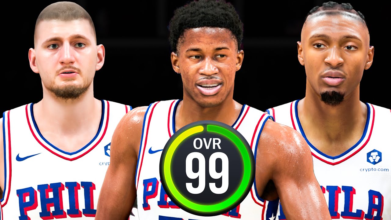 I Gave V.J. Edgecombe 99 Potential & Rebuilt the 76ers