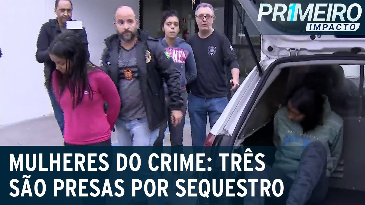 Três mulheres são presas acusadas de sequestrar caminhoneiro | Primeiro Impacto (12/04/23)