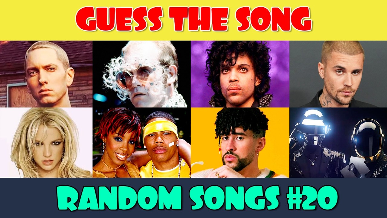 Guess the Song Music Quiz 🎶 50 Random Songs (Part 20)