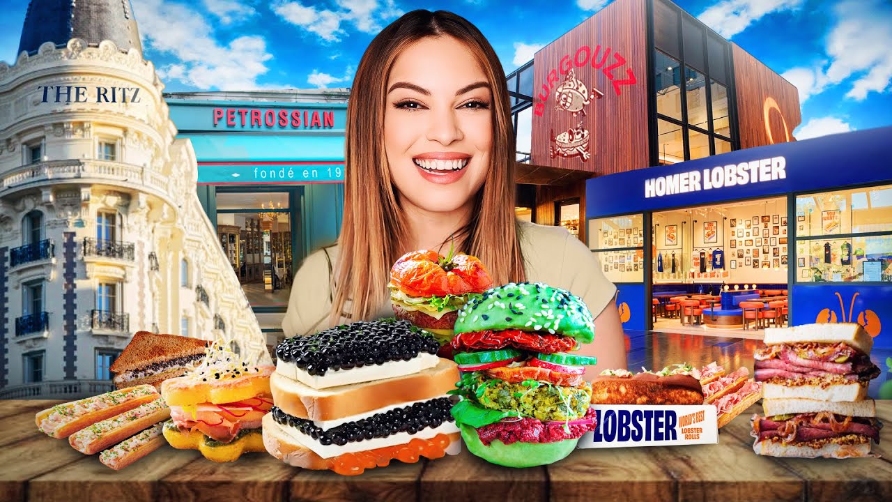 JE TESTE LES MEILLEURS SANDWICHS DE PARIS ✨🥪( Nouveau BURGOUZZ , LE RITZ , PETROSSIAN .. )