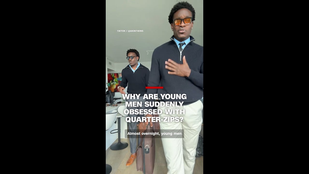 Why are young men suddenly obsessed with quarter-zips?