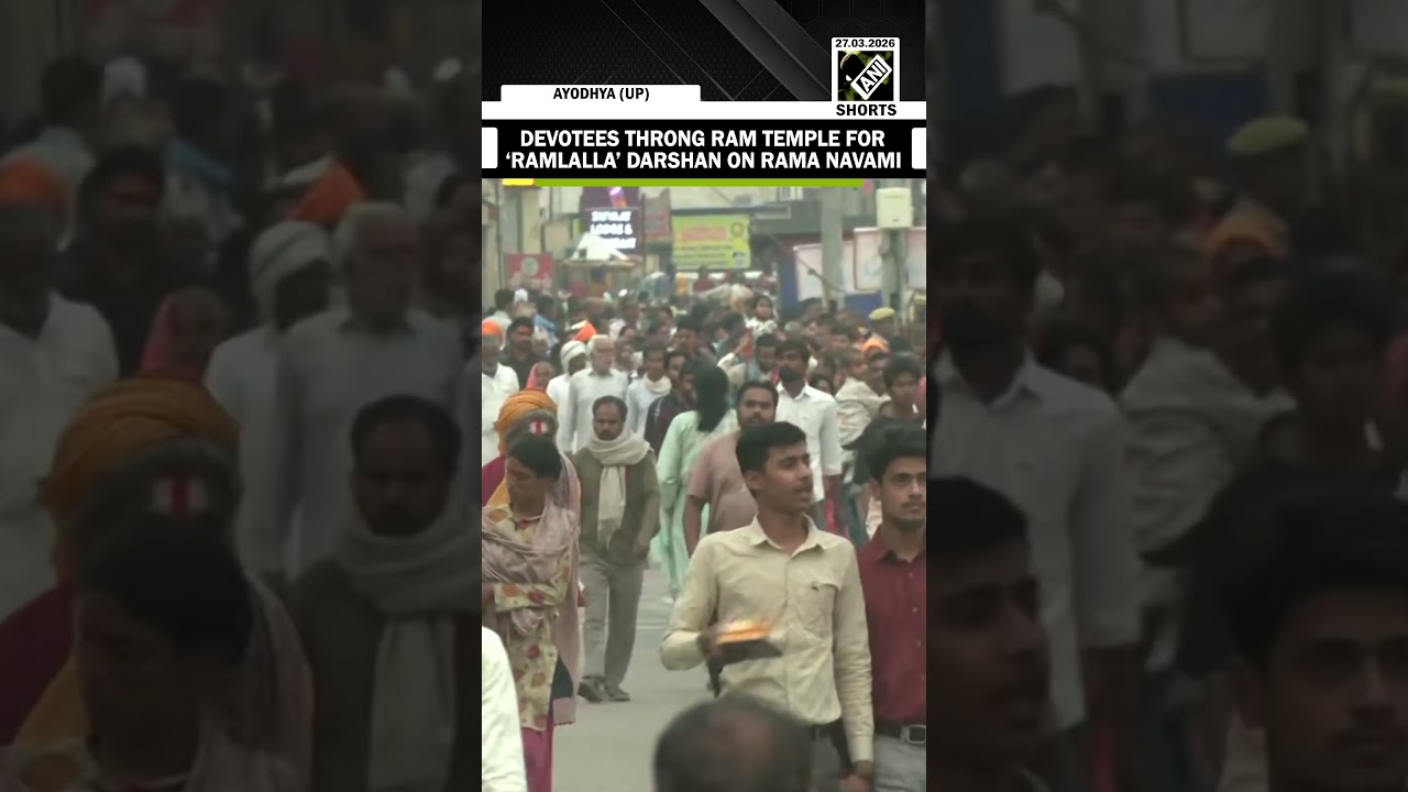 Devotees Throng Ram Temple for Ramlalla Darshan on occasion of Rama Navami