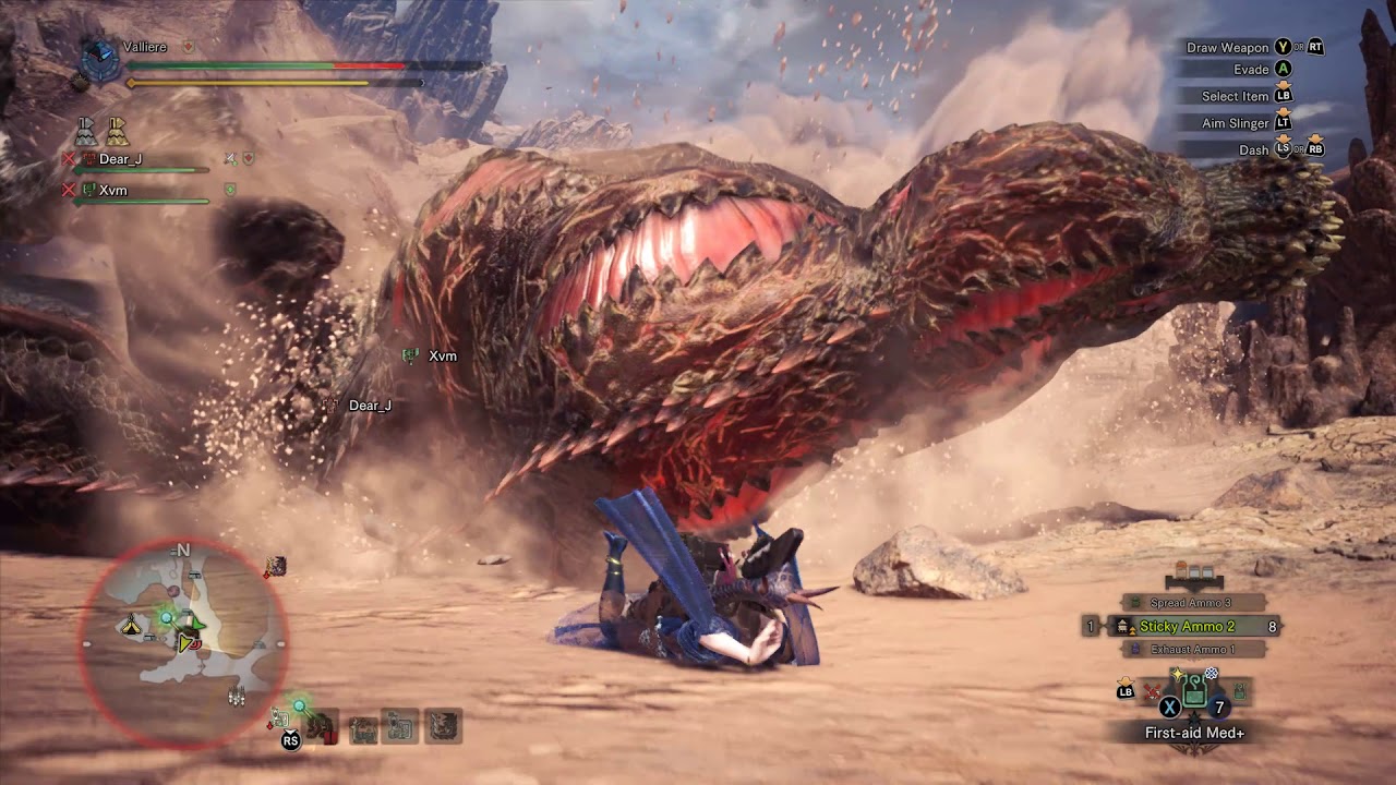 Monster Hunter World Iceborne Quest : The Tyrant's Banquet ( against Savage Deviljho )