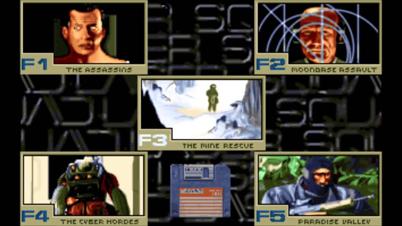 laser squad (dos) moonbase assault intro music - adlib