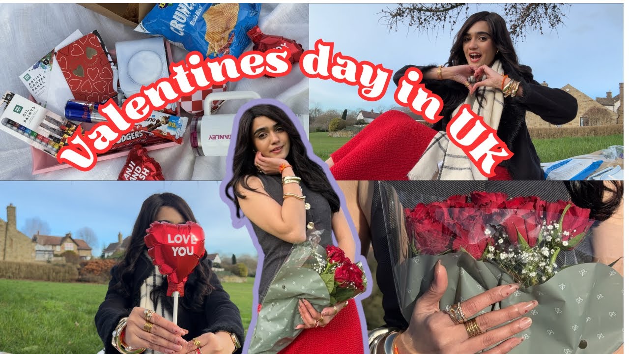 Vlog 102 | Valentine’s Day in UK 🇬🇧❤️ | Plan Failed but Memories Made 😂 | Vlog 102