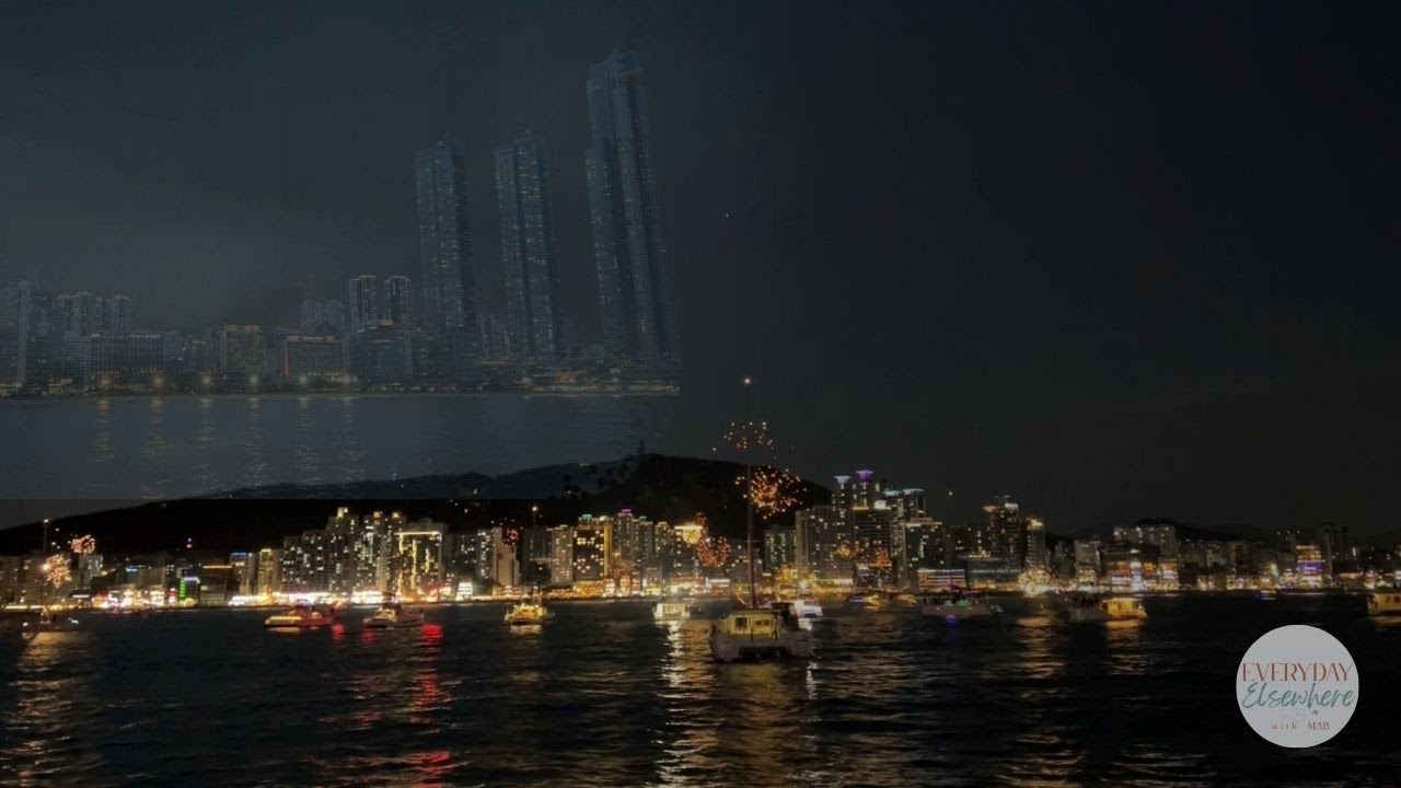 Busan Night Cruise 🌃 | Fireworks, Music, and a Quiet Goodbye