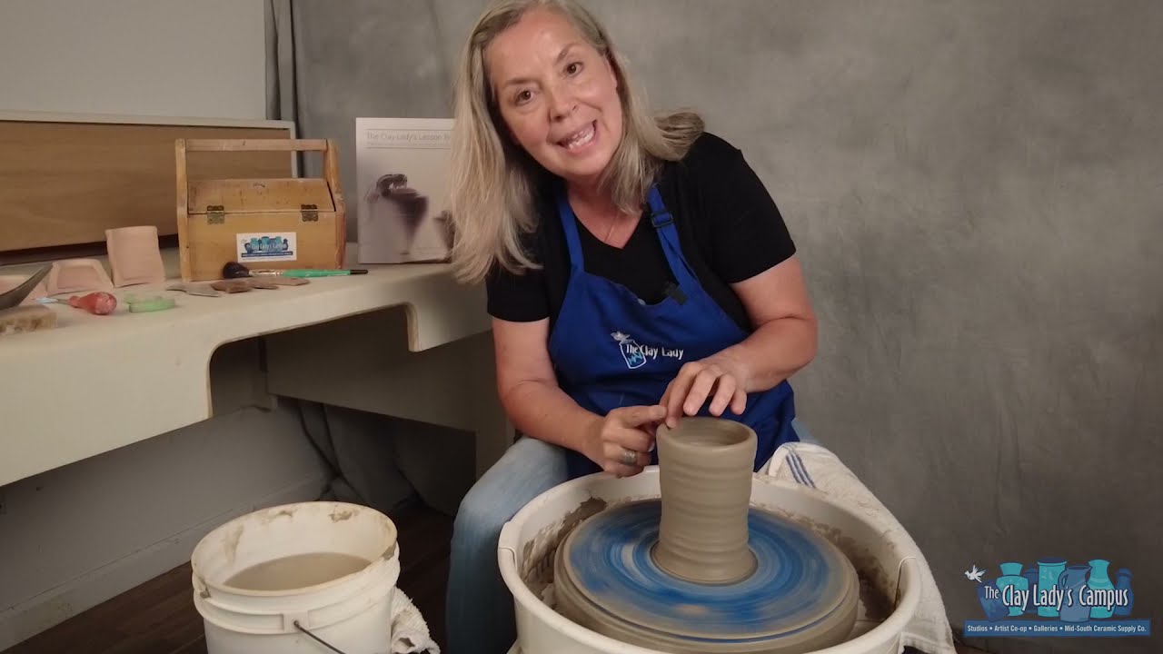 Формовка: работа на гончарном круге с The Clay Lady, шаг за шагом