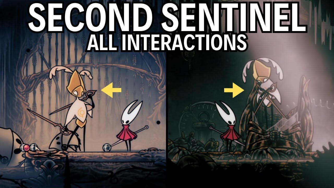 Hollow Knight Silksong - SECOND SENTINEL All Interactions