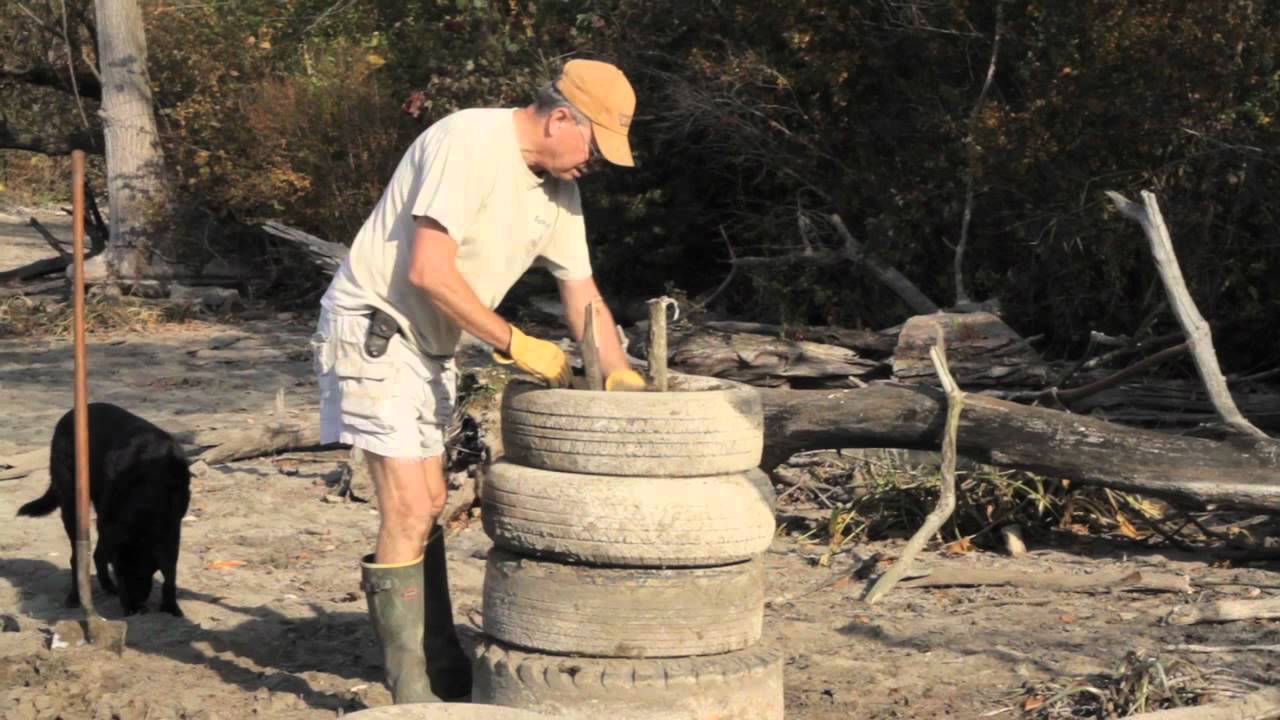 Tire Towers:  Goose Nesting