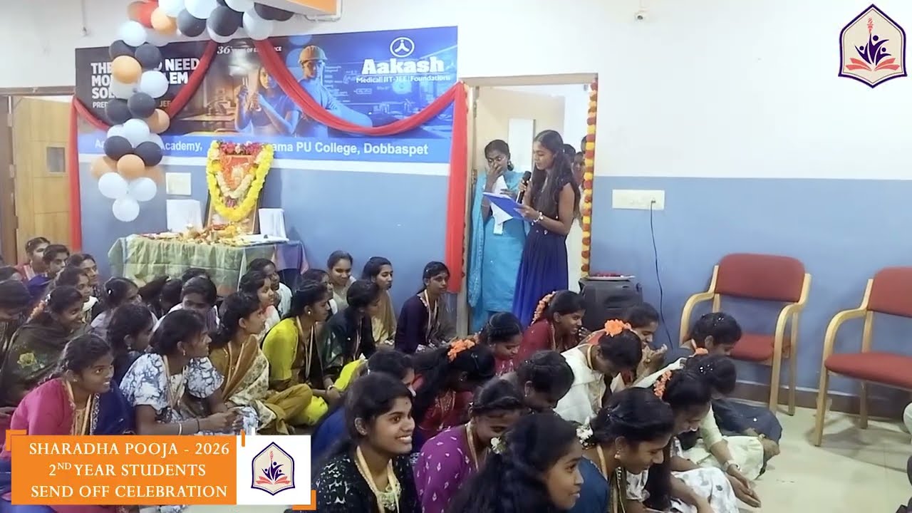 At Gnana Sangama PU College Sharadha Pooja 2026