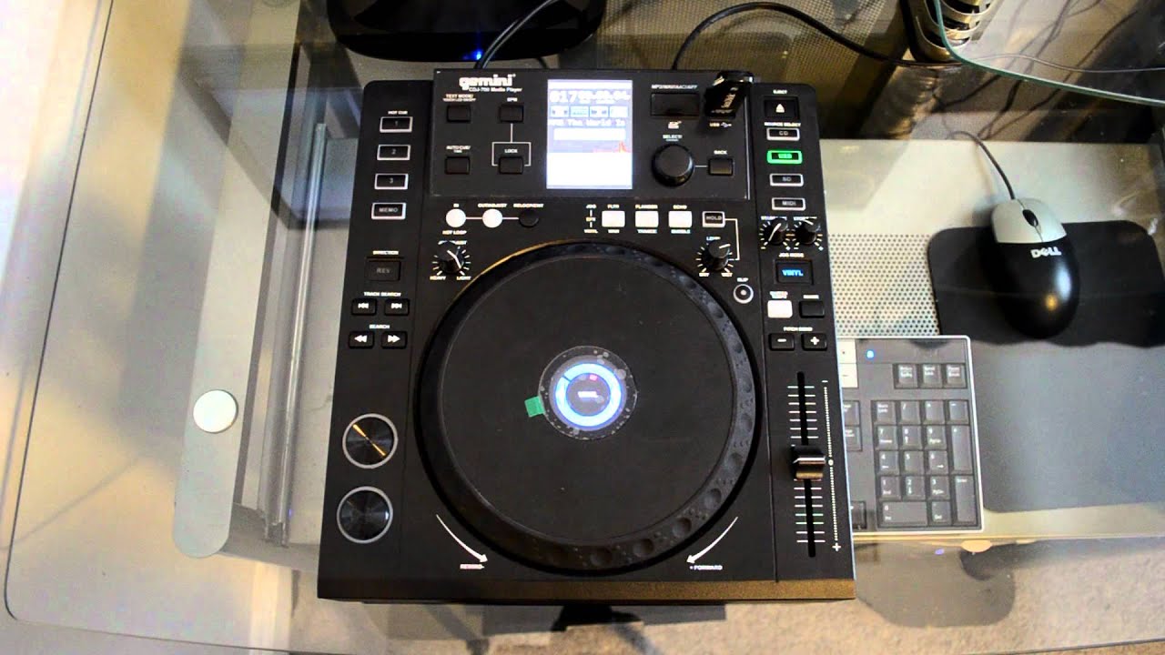 Gemini CDJ-700 Multi-Media DJ Player w/MIDI HD Review Video