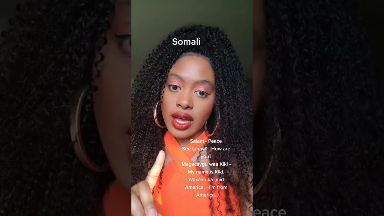Learning Somali