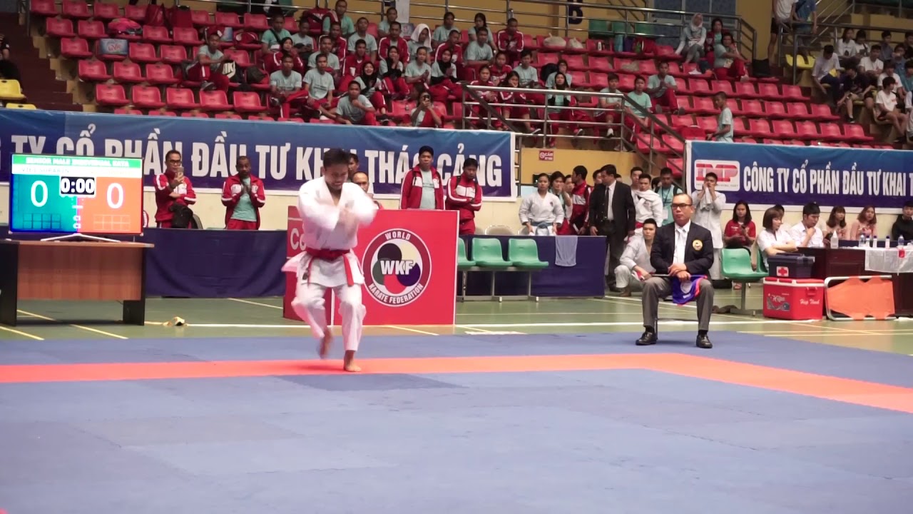Final Male Kata  AKA. INDONESIA - AO. VIETNAM The 7th SEAKF Karate Championship 2018