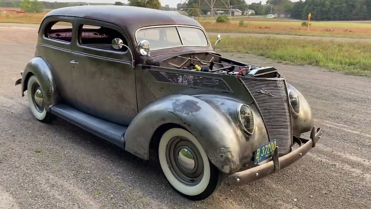 1937 Ford Model 78 Slantback Tudor Sedan Walk Around