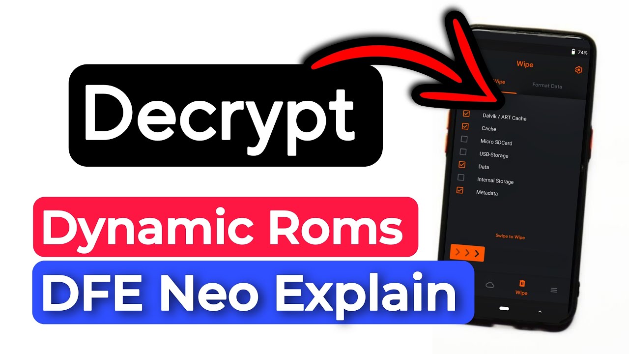 How To Decrypt Any Android Phone | How To Decrypt Dynamic Roms | How To Install DFE Neo