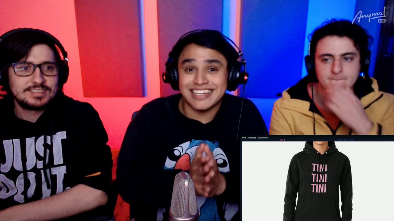 [Reacción] TINI - Acércate (Audio Only) | ANYMAL LIVE 🔴