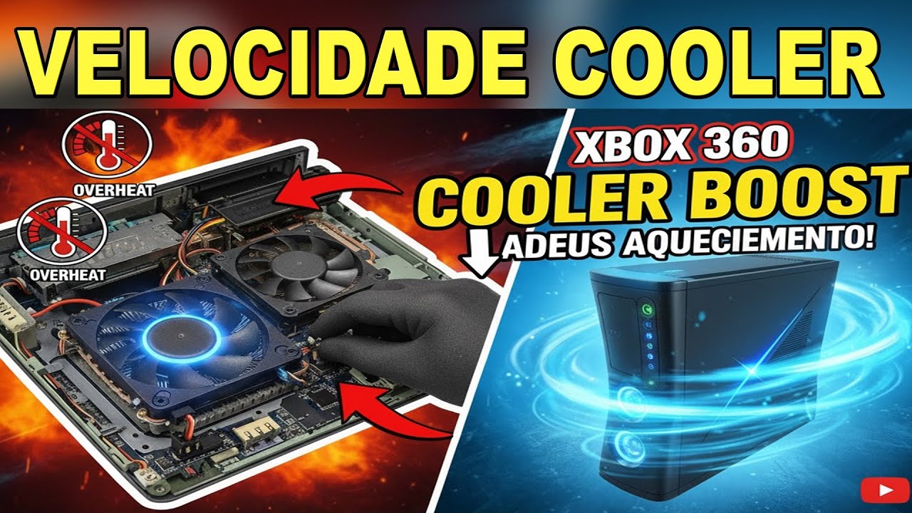 XBOX 360 Nunca Mais AQUECE! 🔥 Como Acelerar o Cooler via Dash Launch