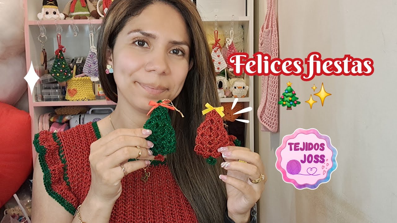 Acompáñame a terminar unos detalles para estas  fiestas 🎄✨️ | Tejidos Joss |