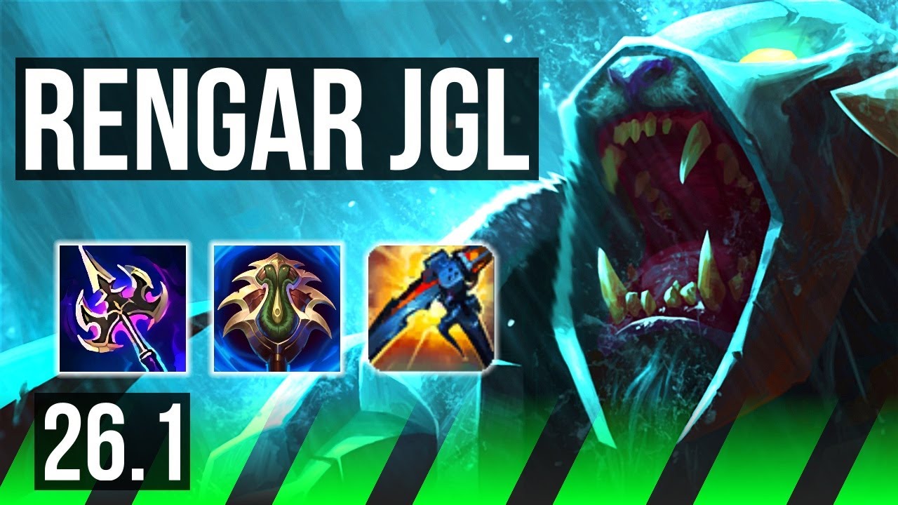 RENGAR vs JAYCE (JGL) | 44K damage | NA Challenger | 26.1